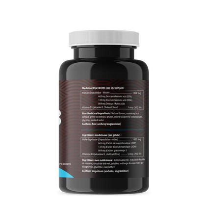 AquaOmega Omega-3 High EPA 120 Softgels