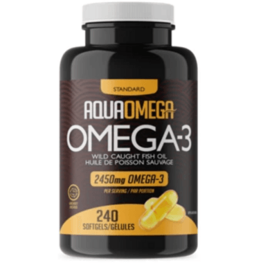 AquaOmega Omega-3 Standard 240 Softgels - Wellness Supplement