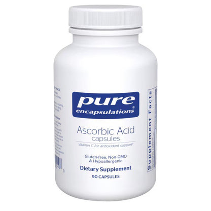 Pure Encapsulations Ascorbic Acid 90 Capsules