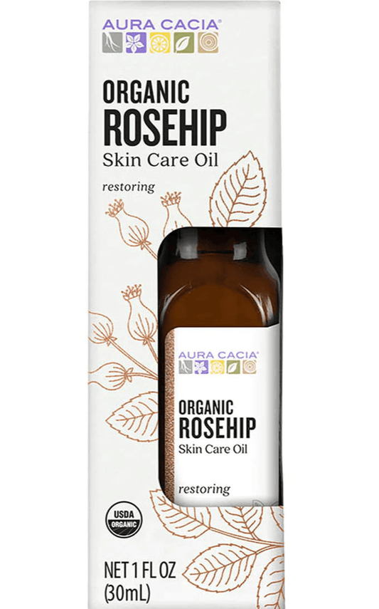 Aura Cacia Organic Rosehip Oil Boxed 30mL