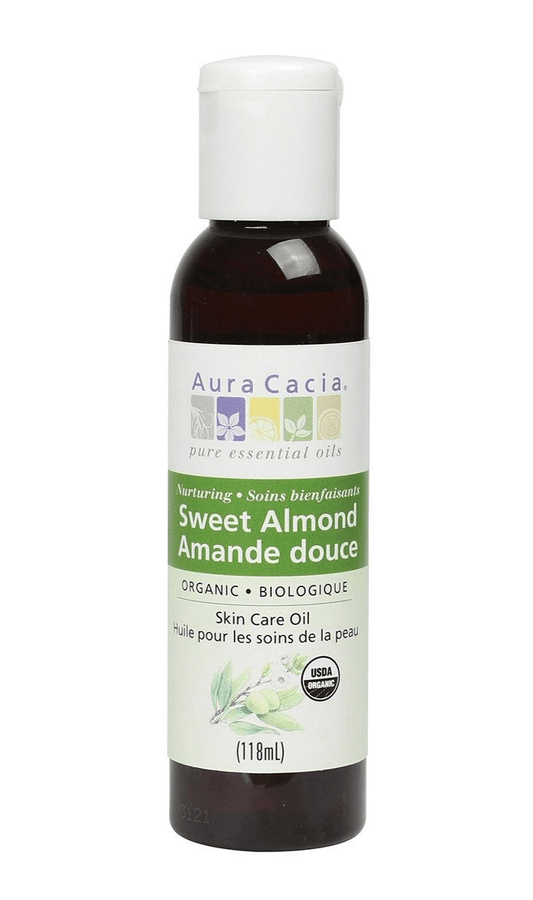 Aura Cacia Organic Sweet Almond Oil 118mL