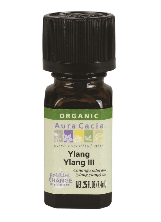 Aura Cacia Ylang Ylang III Organic Essential Oil 7mL