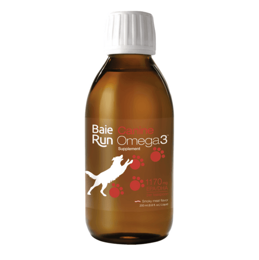 Baie Run Canine Omega-3 Smokey Meat 200mL - 