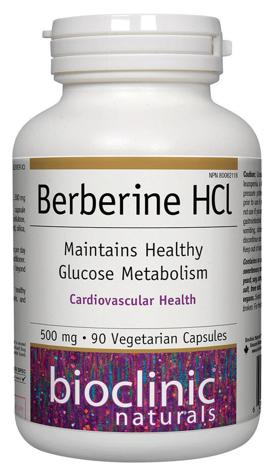 Bioclinic Naturals Berberine HCl 90 Veg Capsules 