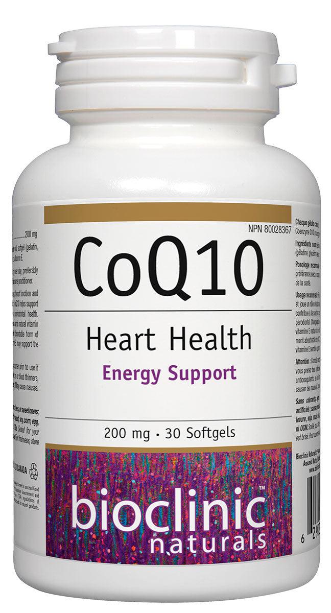 Bioclinic Naturals CoQ10 200 mg 30 Softgels 