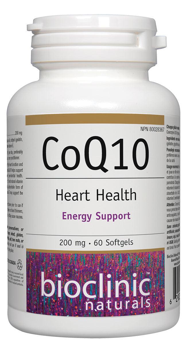 Bioclinic Naturals CoQ10 200mg 60 Softgels 