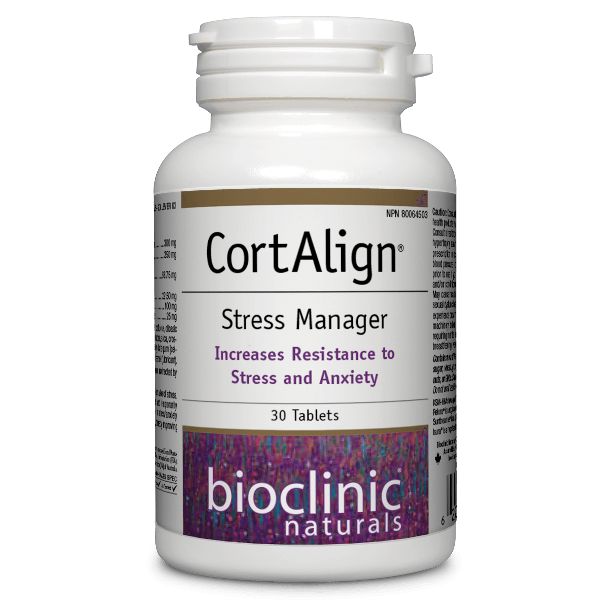 Bioclinic Naturals CortAlign™ 30 Tablets 