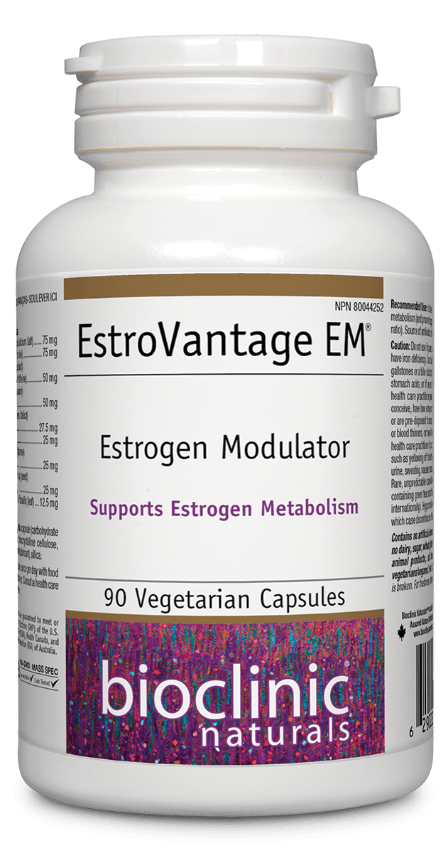 Bioclinic Naturals EstroVantage EM™ 90 Veg Capsules 