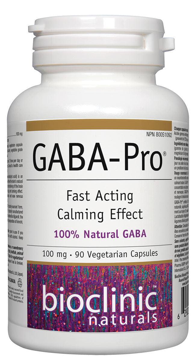 Bioclinic Naturals GABA-Pro® 100mg 90 Veg Capsules 