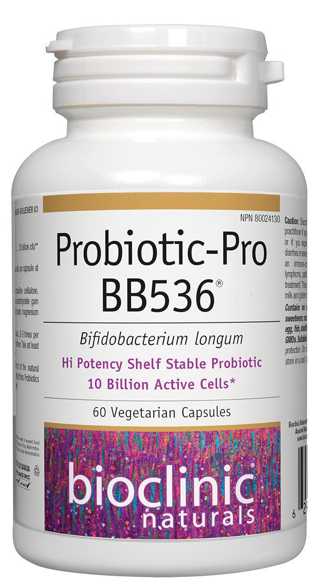 Bioclinic Naturals Probiotic-Pro BB536 10 Billion Active Cells 60 Veg Capsules 