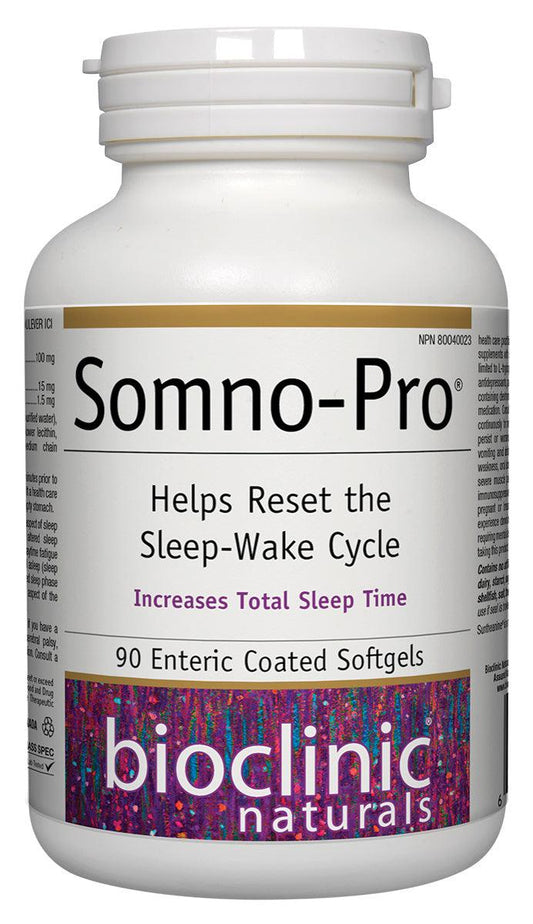 Bioclinic Naturals Somno-Pro 90 Enteric Coated Softgels 