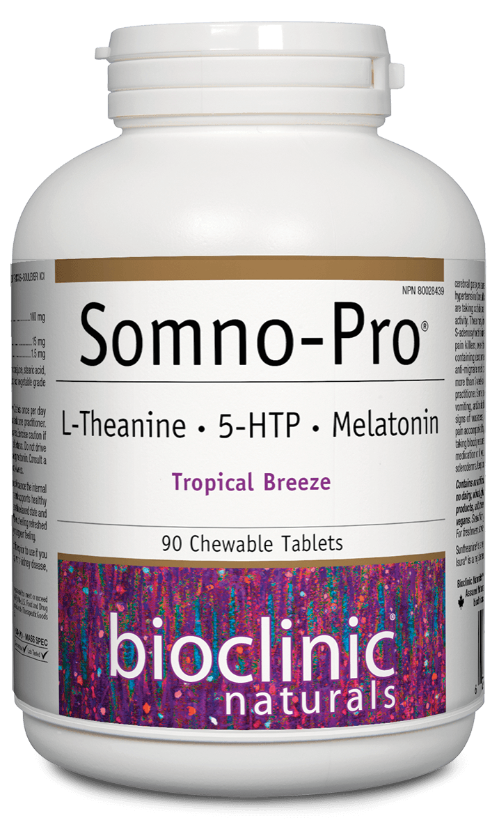 Bioclinic Naturals Somno-Pro Tropical Breeze 90 Chewable Tablets 