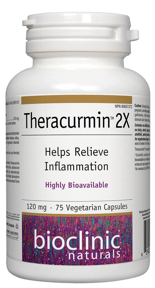 Bioclinic Naturals Theracurmin 2X 75 Veg Capsules 
