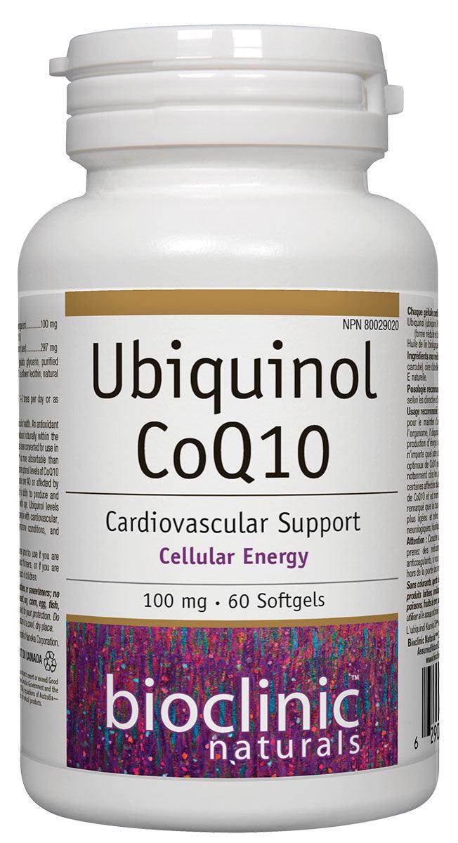Bioclinic Naturals Ubiquinol CoQ10 100 mg 60 Softgels 