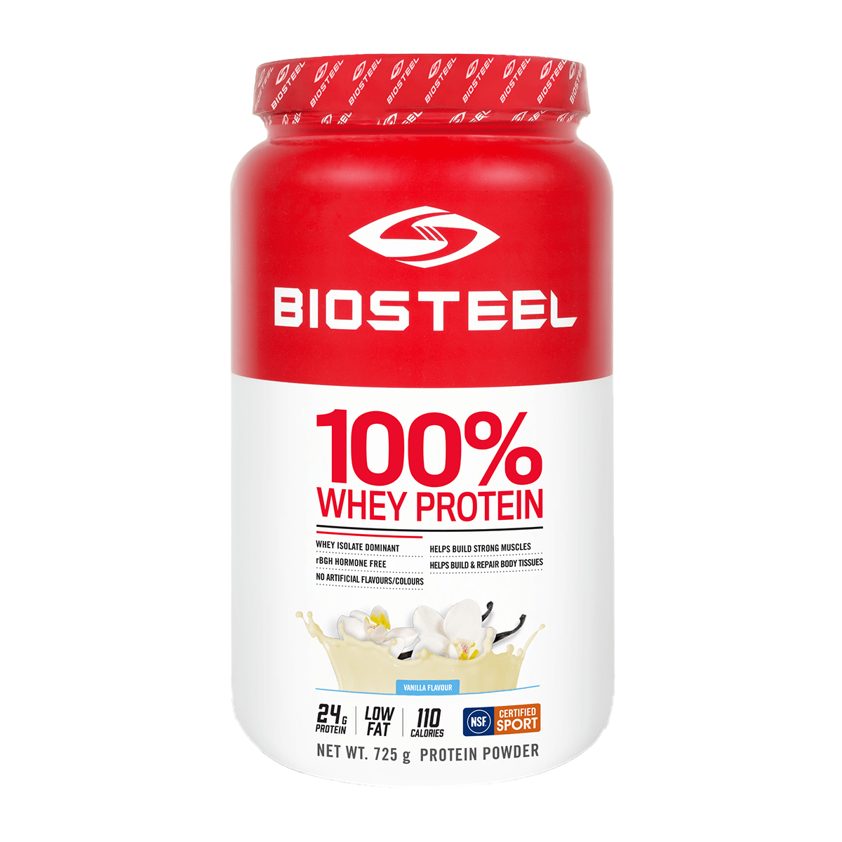 BioSteel 100% Whey Protein Vanilla 725g