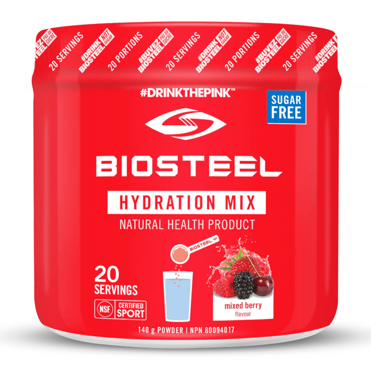 BioSteel Hydration Mix Mixed Berry 140g