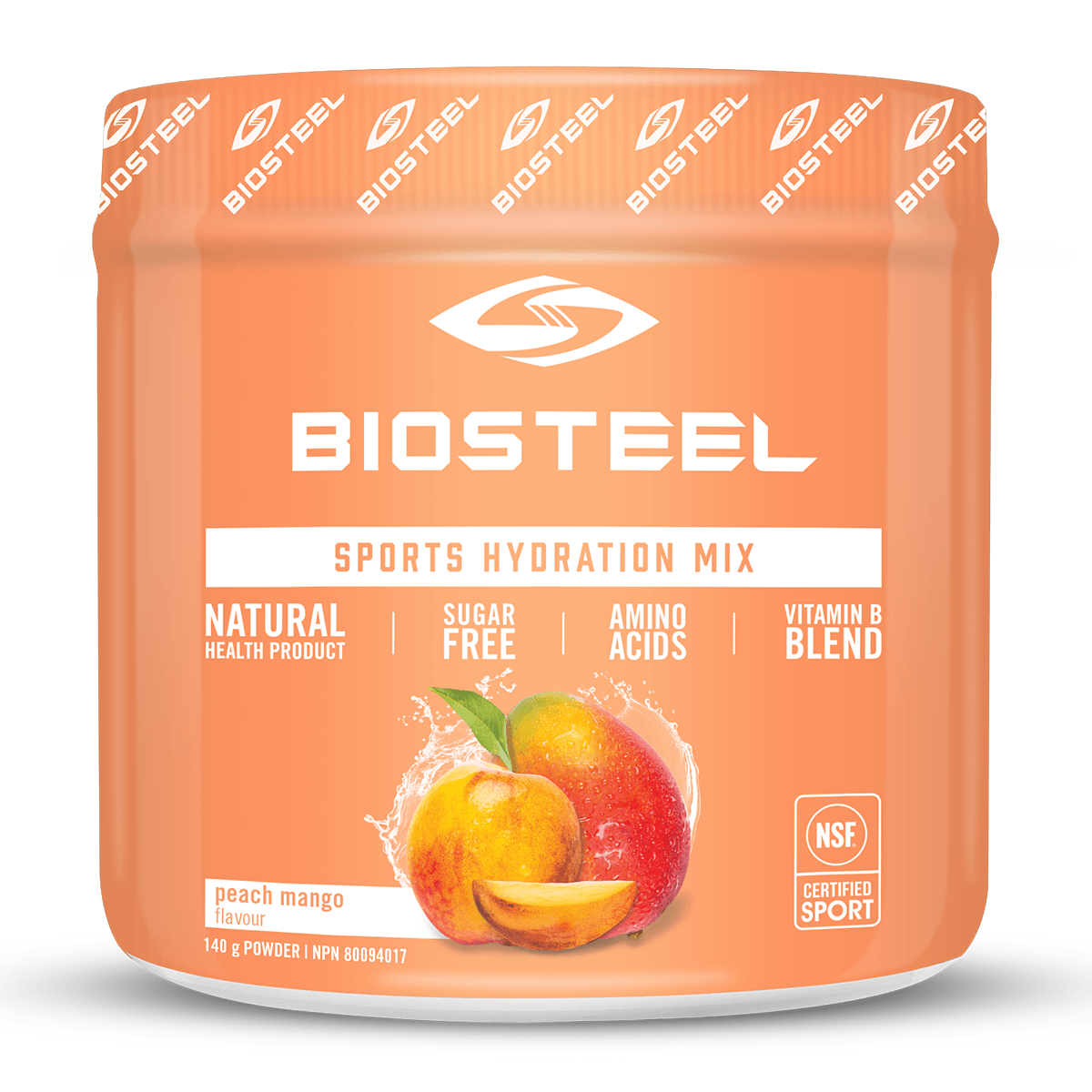 BioSteel Hydration Mix Peach Mango 140g - Wellness Supplement
