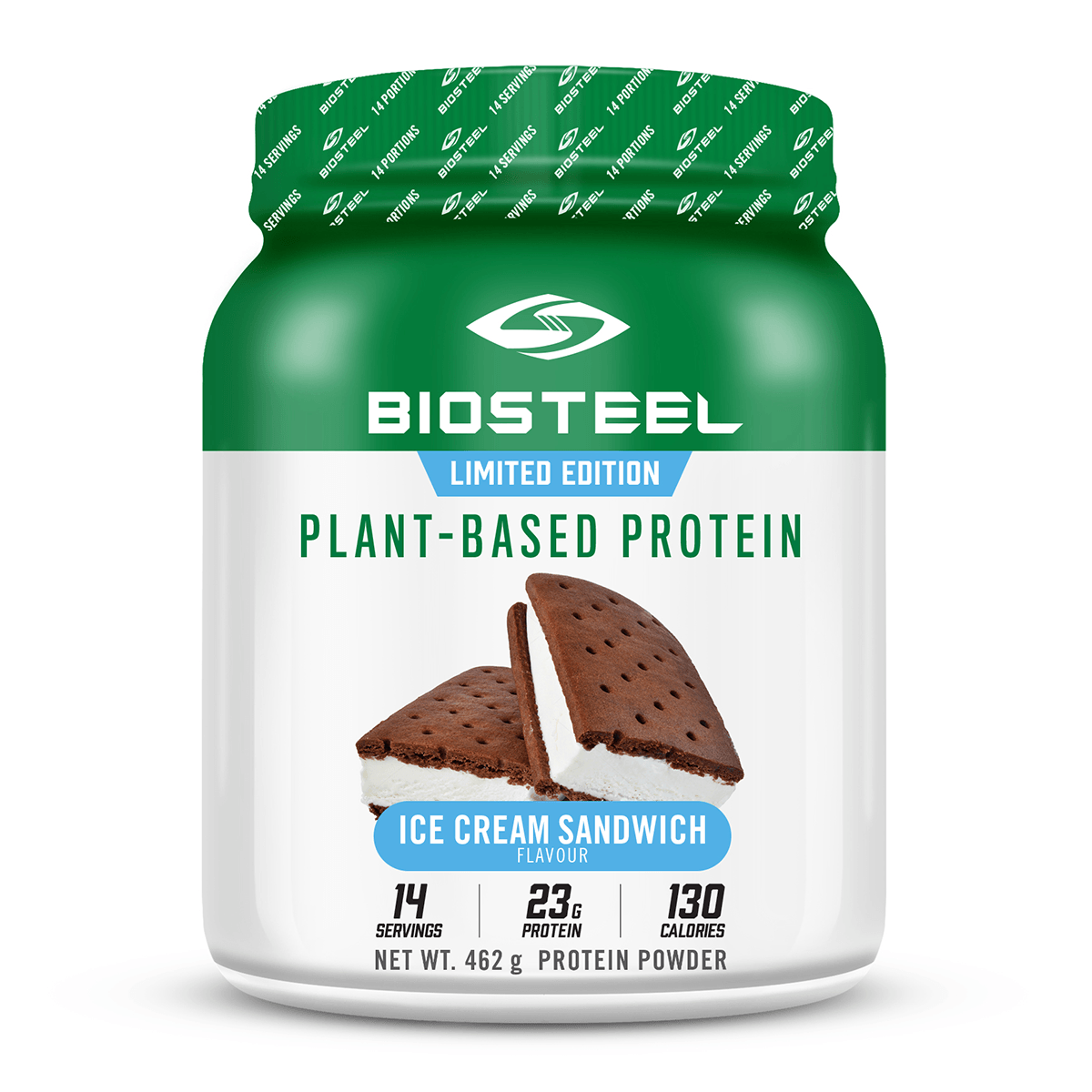 BioSteel Plant-Based Protein Ice Cream Sandwich 462g - Wellness Supplement