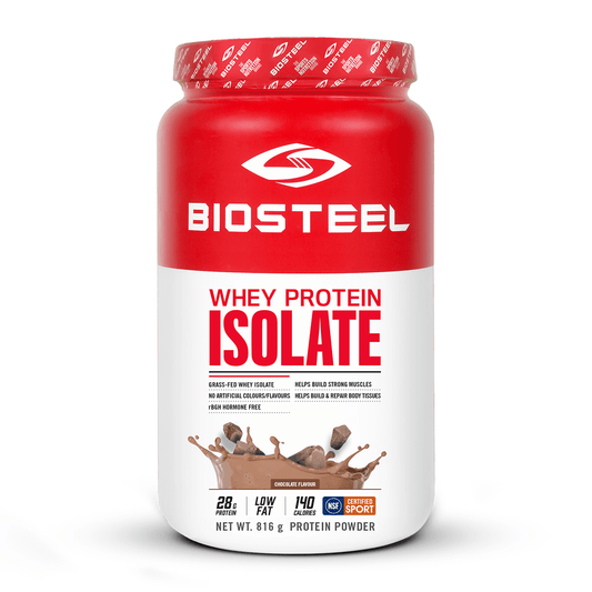 BioSteel Whey Protein Isolate Chocolate 816g - Wellness Supplement