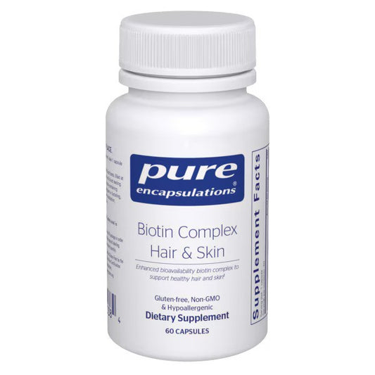 Pure Encapsulations Biotin Complex Hair & Skin 60 Capsules