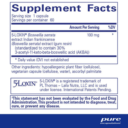 Pure Encapsulations Boswellia AKBA 60 Capsules