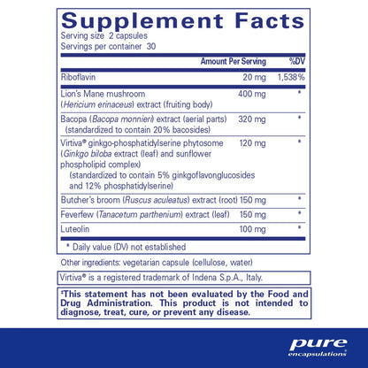 Pure Encapsulations Brain Reset 60 Capsules