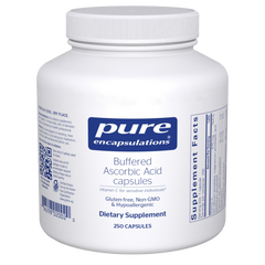 Pure Encapsulations Buffered Ascorbic Acid 250 Capsules