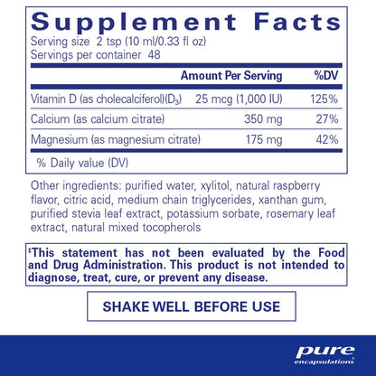 Pure Encapsulations Cal/Mag/D liquid 480 ml