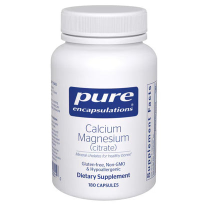 Pure Encapsulations Calcium Magnesium (citrate) 180 Capsules
