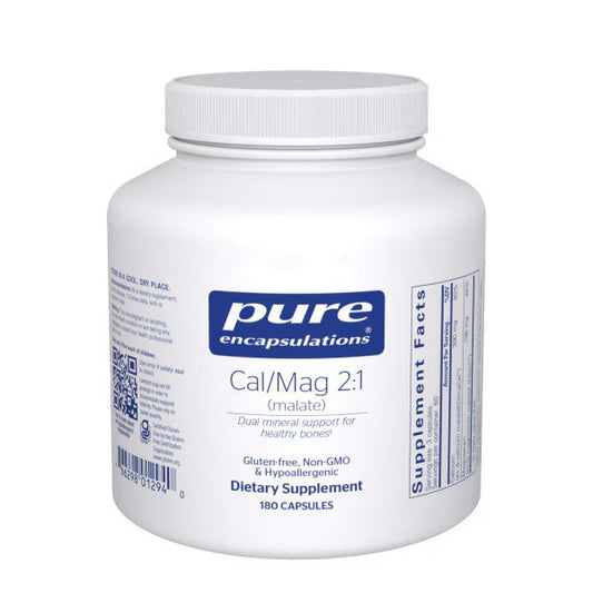 Pure Encapsulations Calcium Magnesium (malate) 2:1 180 Capsules