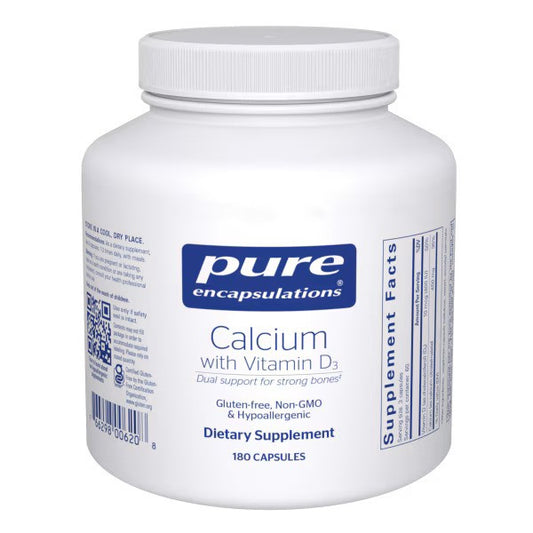 Pure Encapsulations Calcium with Vitamin D3 180 Capsules