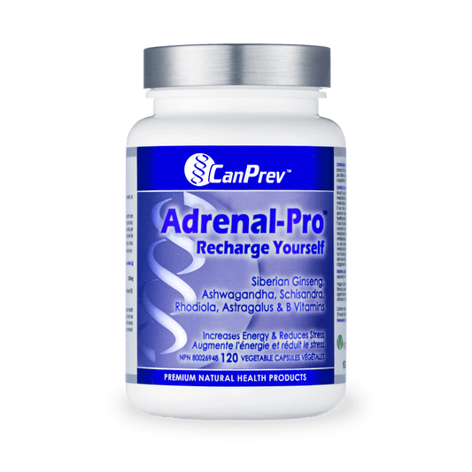 CanPrev Adrenal-Pro Recharge Yourself 120 Veg Capsules 