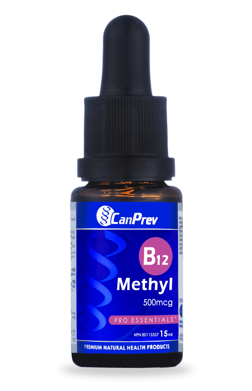 CanPrev B12 Methyl 500mcg 15mL - Wellness Supplement