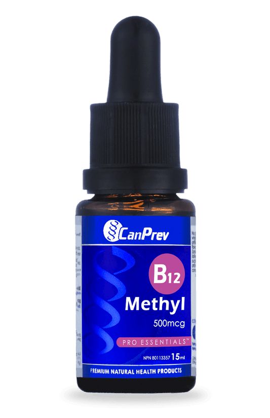 CanPrev B12 Methyl 500mcg 15mL - Wellness Supplement
