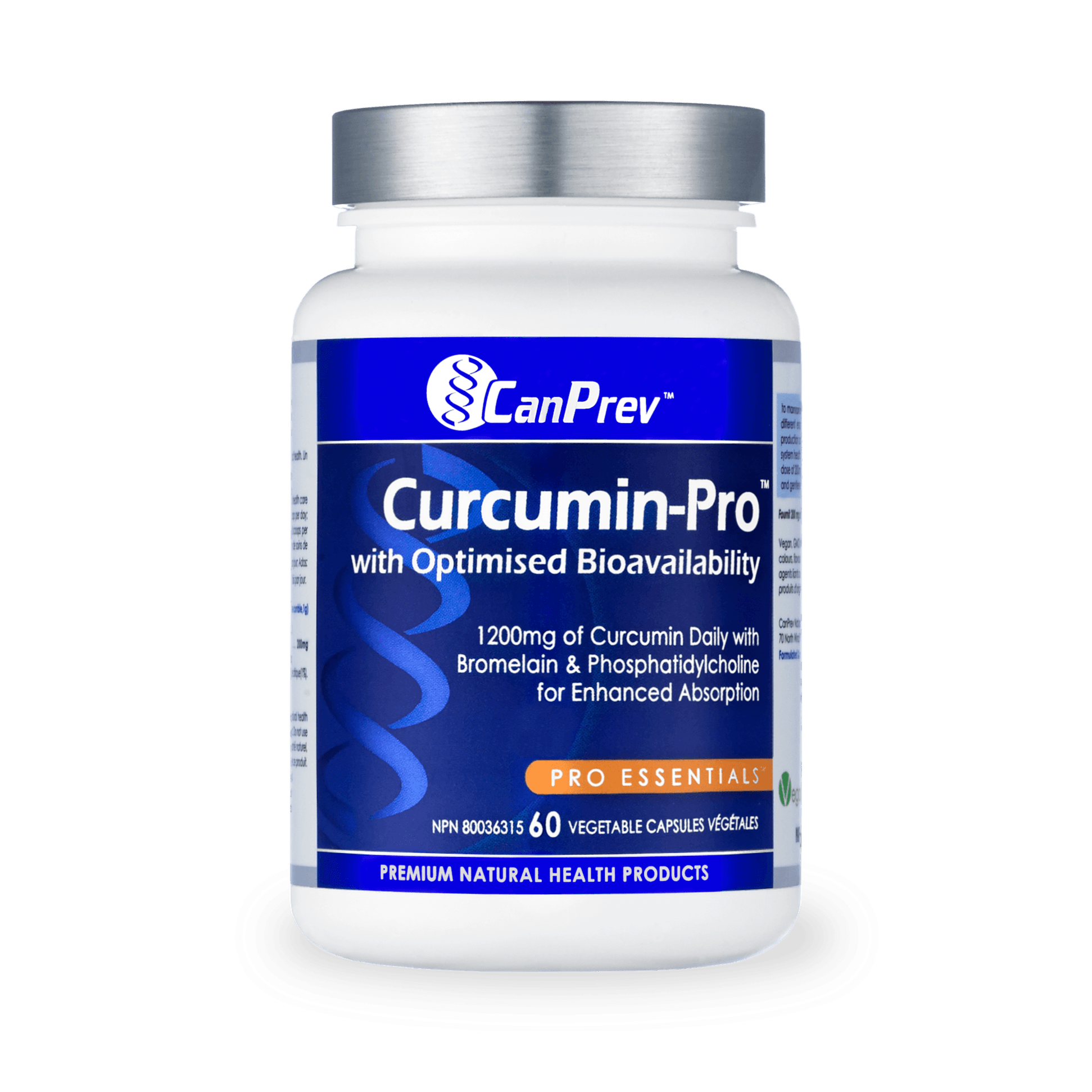 CanPrev Curcumin-Pro 60 Veg Capsules 