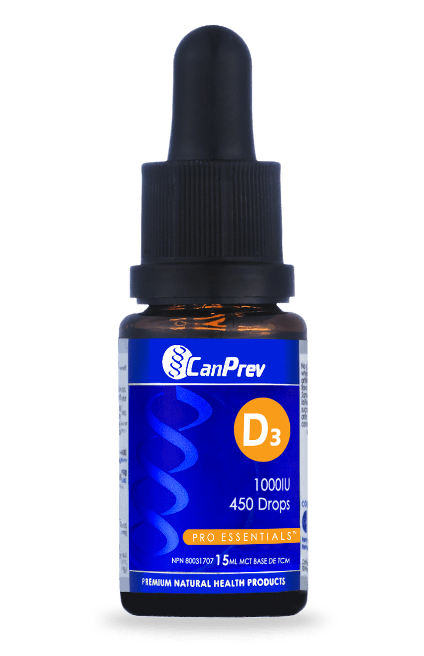 CanPrev D3 Drops 1000IU MCT base 15mL 