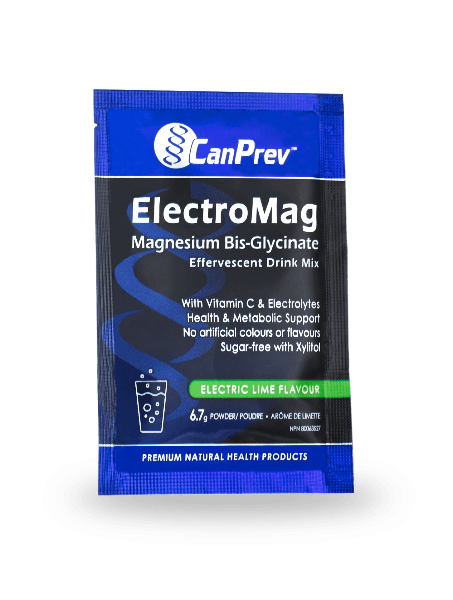 CanPrev ElectroMag Effervescent Drink Box 30 Packs - Wellness Supplement