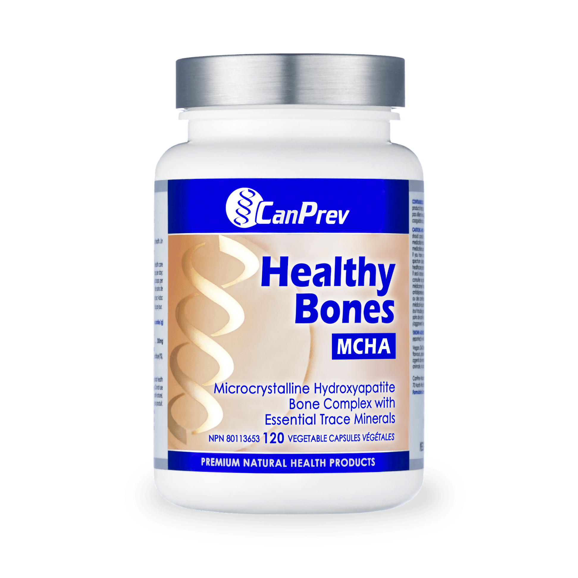 CanPrev Healthy Bones MCHA 120 Veg Capsules - Wellness Supplement