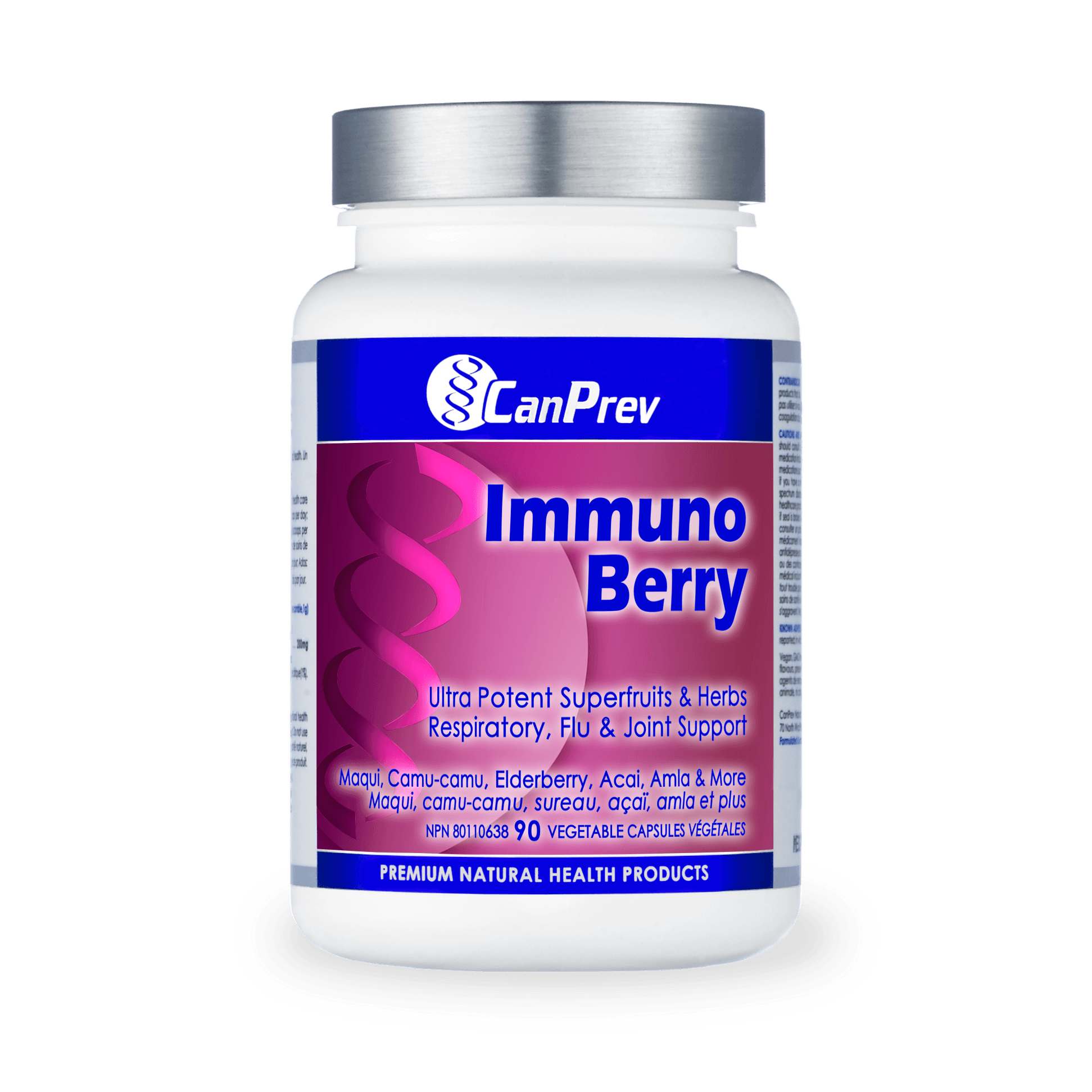CanPrev Immuno Berry 90 Veg Capsules - Wellness Supplement