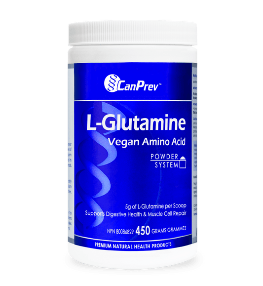 CanPrev L-Glutamine Vegan Amino Acid 450g - Wellness Supplement