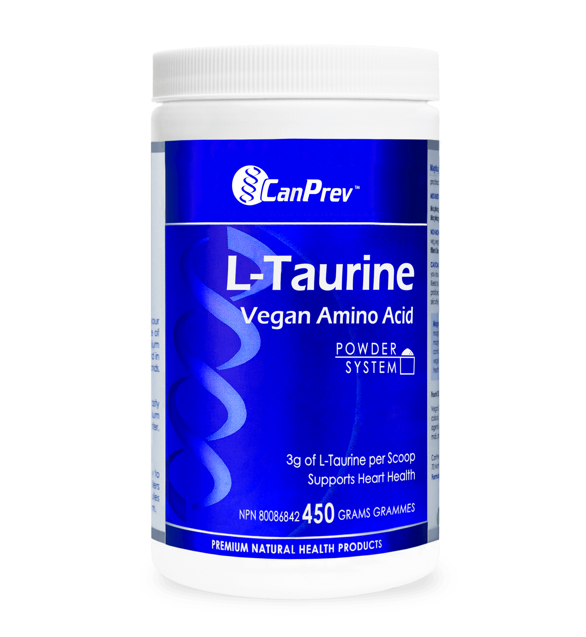 CanPrev L-Taurine Vegan Amino Acid 450g 