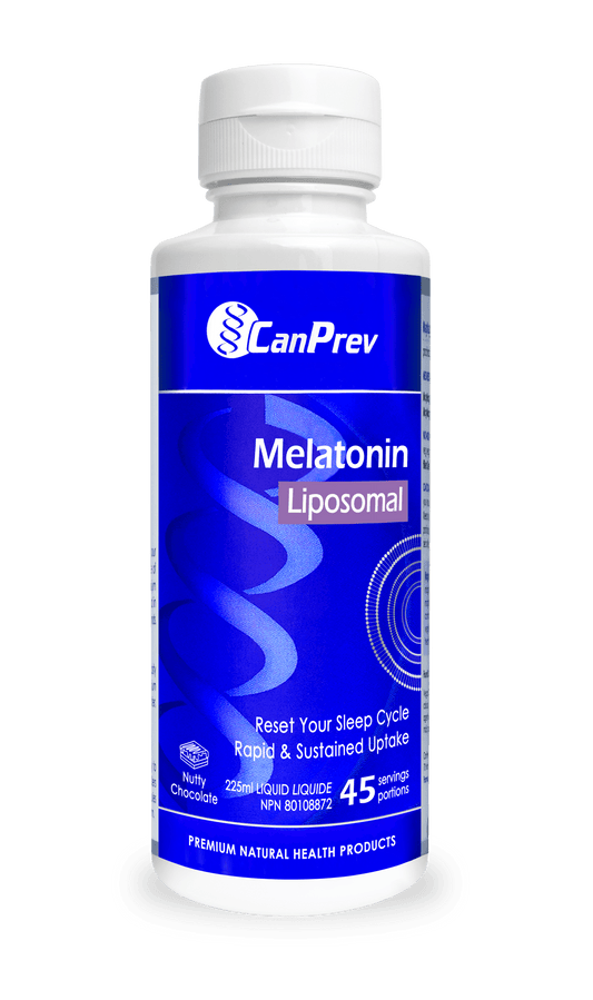 CanPrev Liposomal Melatonin Nutty Chocolate 225mL - Wellness Supplement