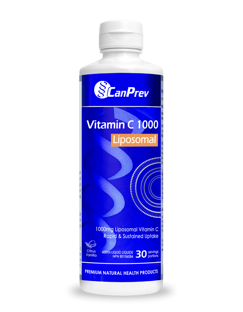 CanPrev Liposomal Vitamin C 1000 Citrus Vanilla 450mL - Wellness Supplement