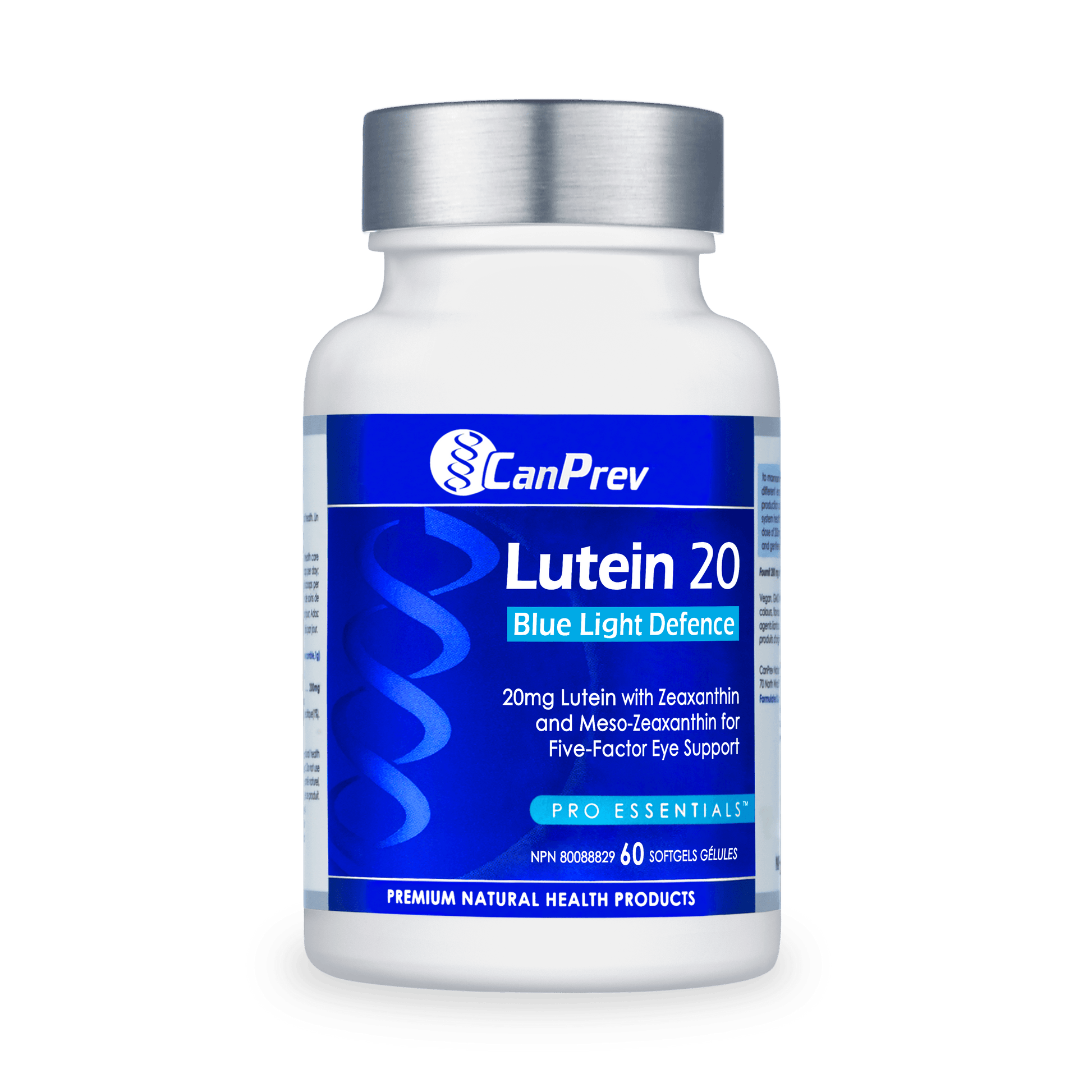 CanPrev Lutein 20 Blue Light Defence 60 Softgels - Wellness Supplement