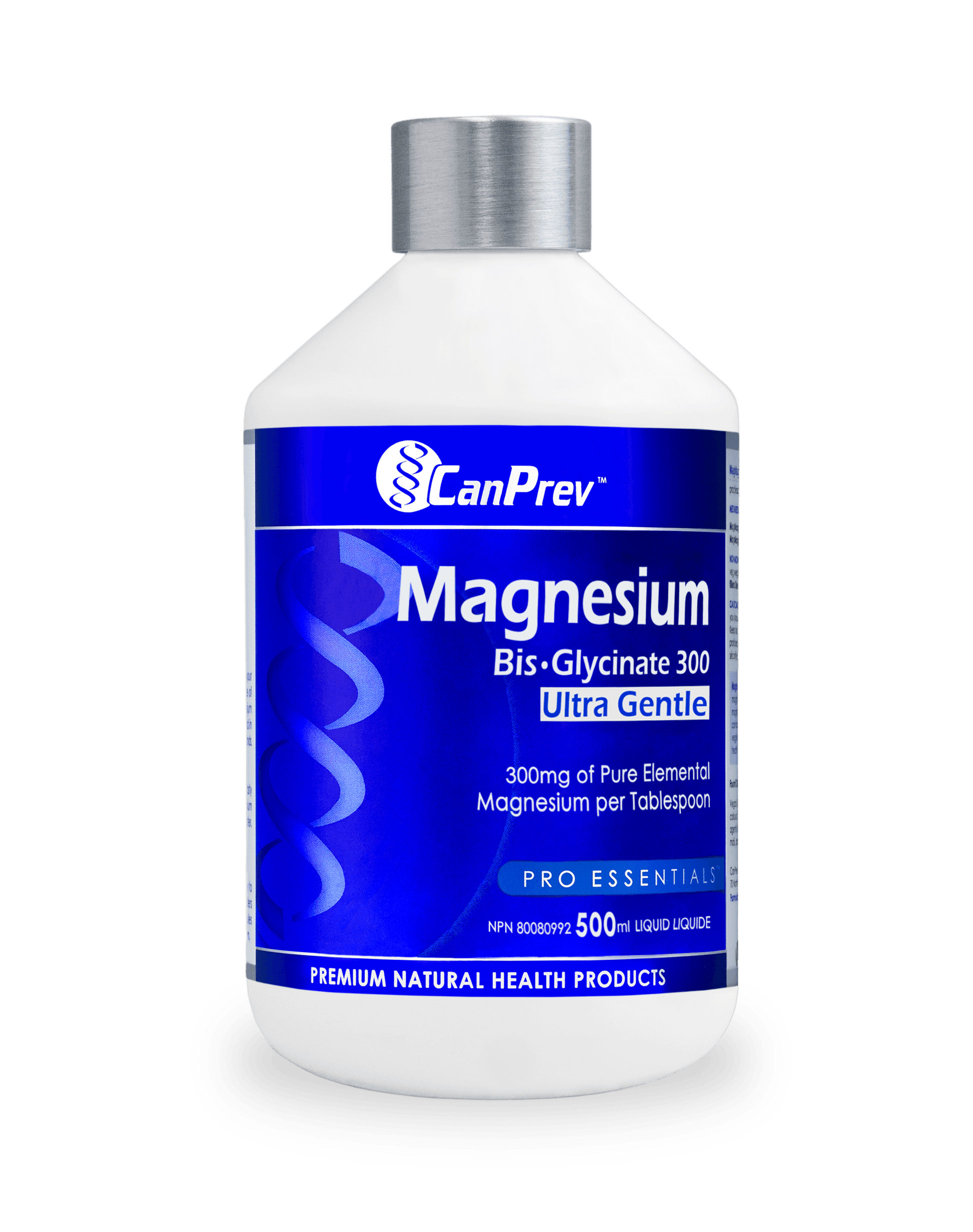CanPrev Magnesium Bis-Glycinate 300 Ultra Gentle Liquid 500mL 