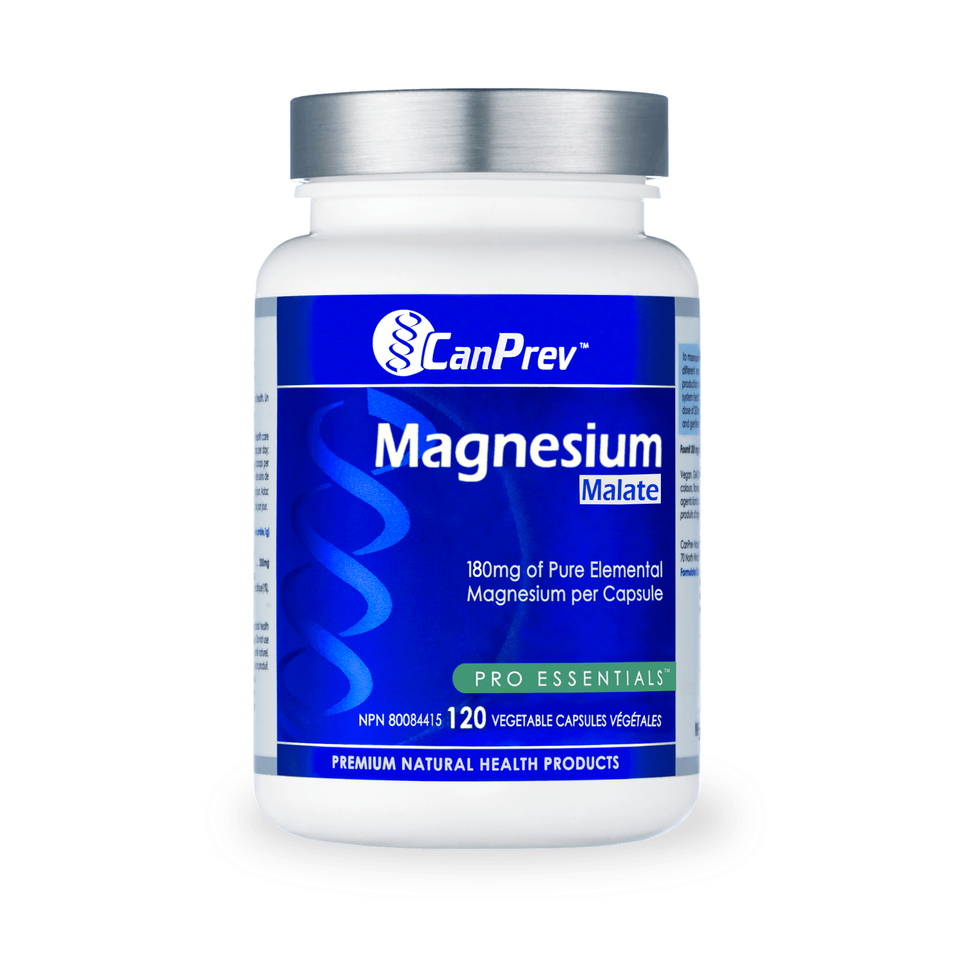 CanPrev Magnesium Malate 120 Veg Capsules 