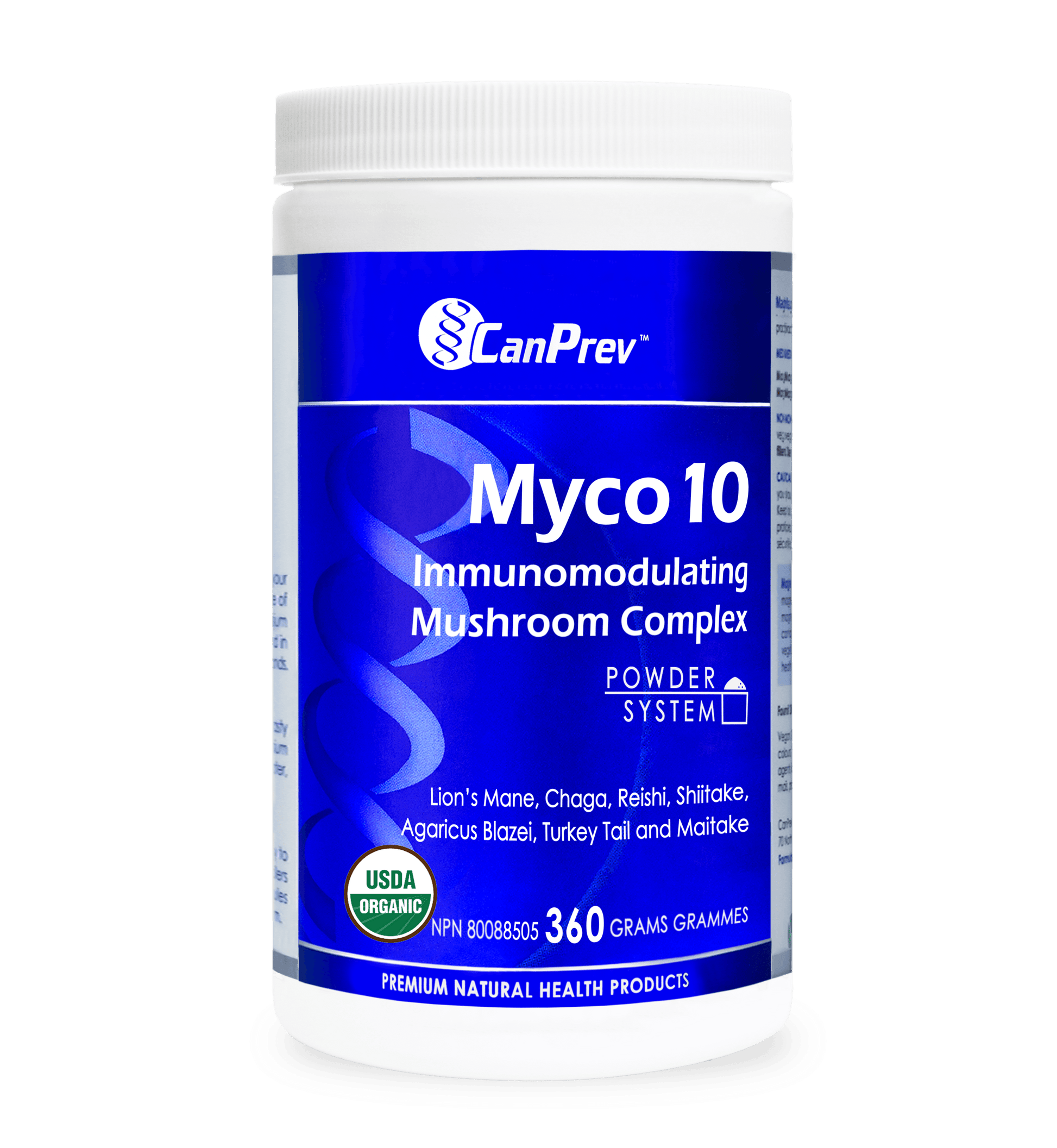 CanPrev Myco10 Immunomodulating Mushroom Complex 360g 