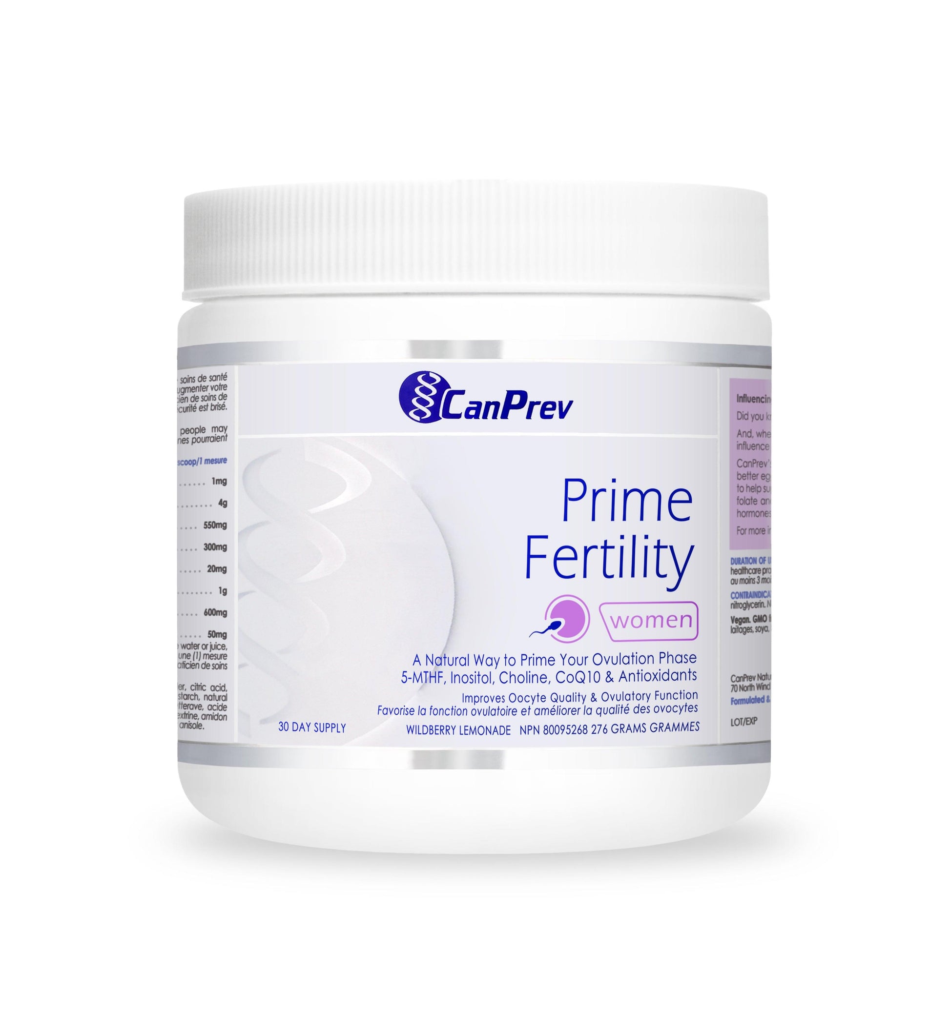 CanPrev Prime Fertility 276g - Wellness Supplement