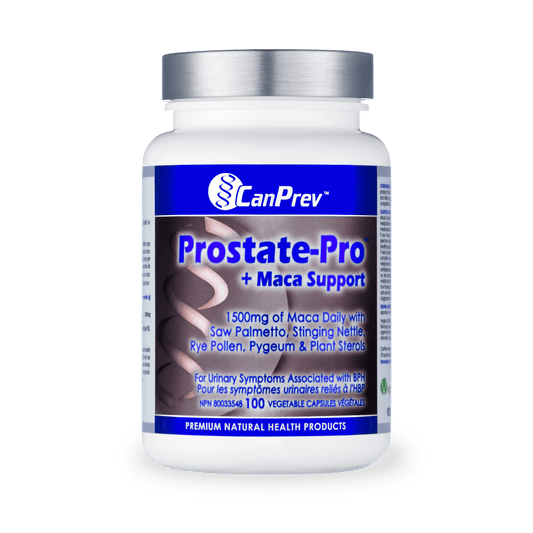 CanPrev Prostate-Pro + Maca Support 100 Veg Capsules 