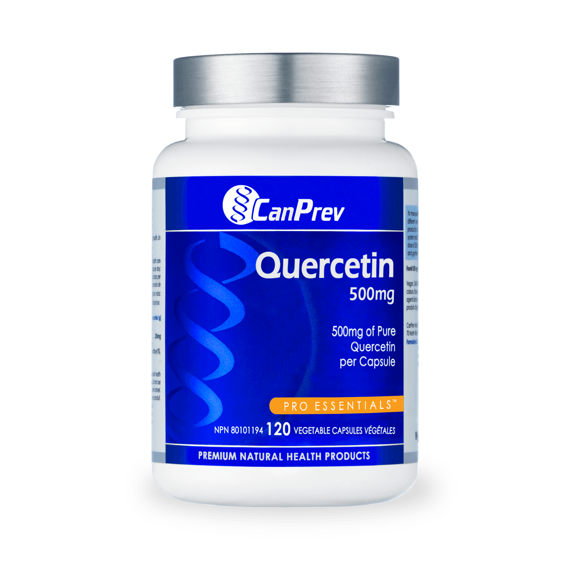 CanPrev Quercetin 500mg 120 Veg Capsules - Wellness Supplement